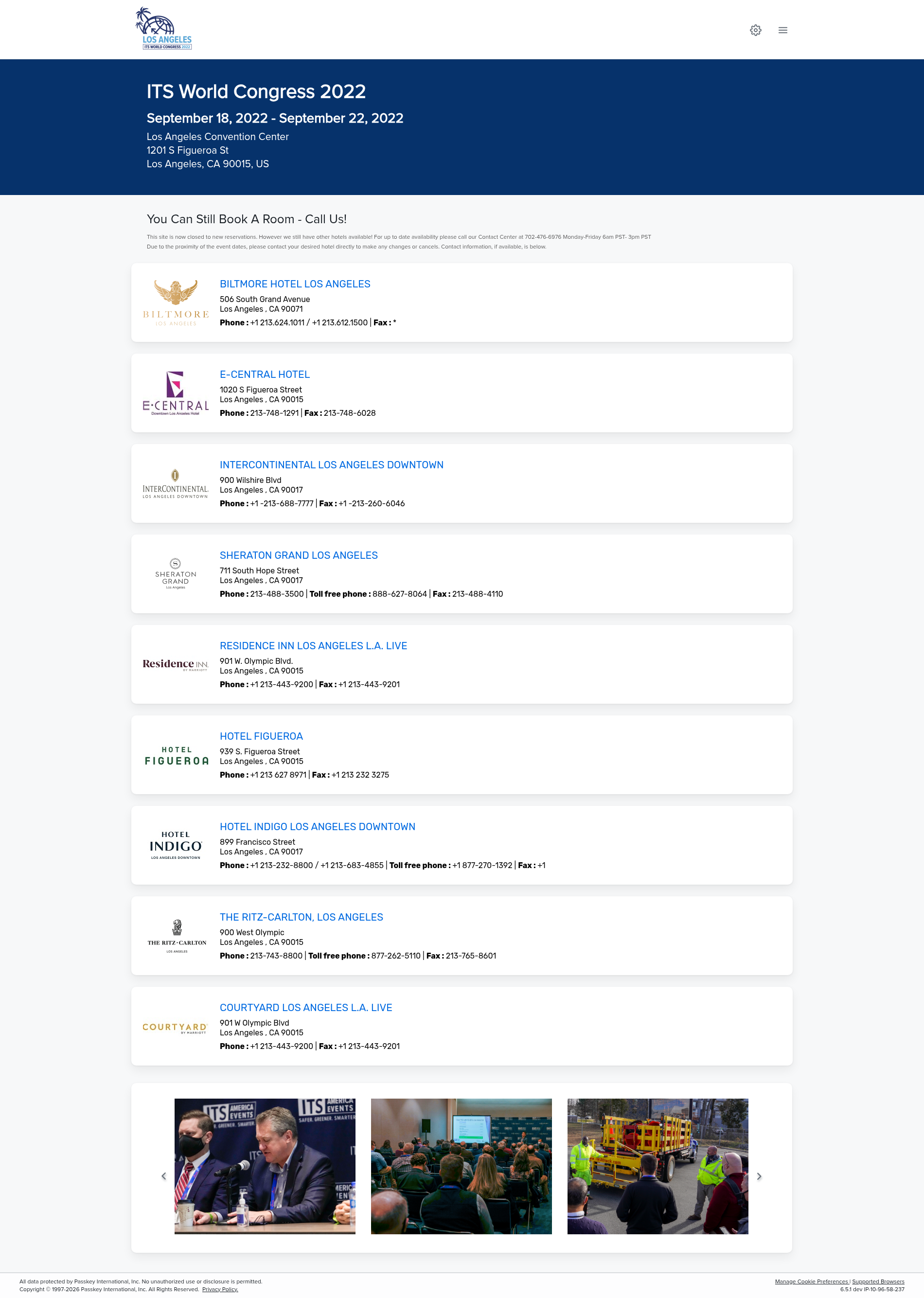 ITS World Congress 2022 - Learn about the event and search for hotels
