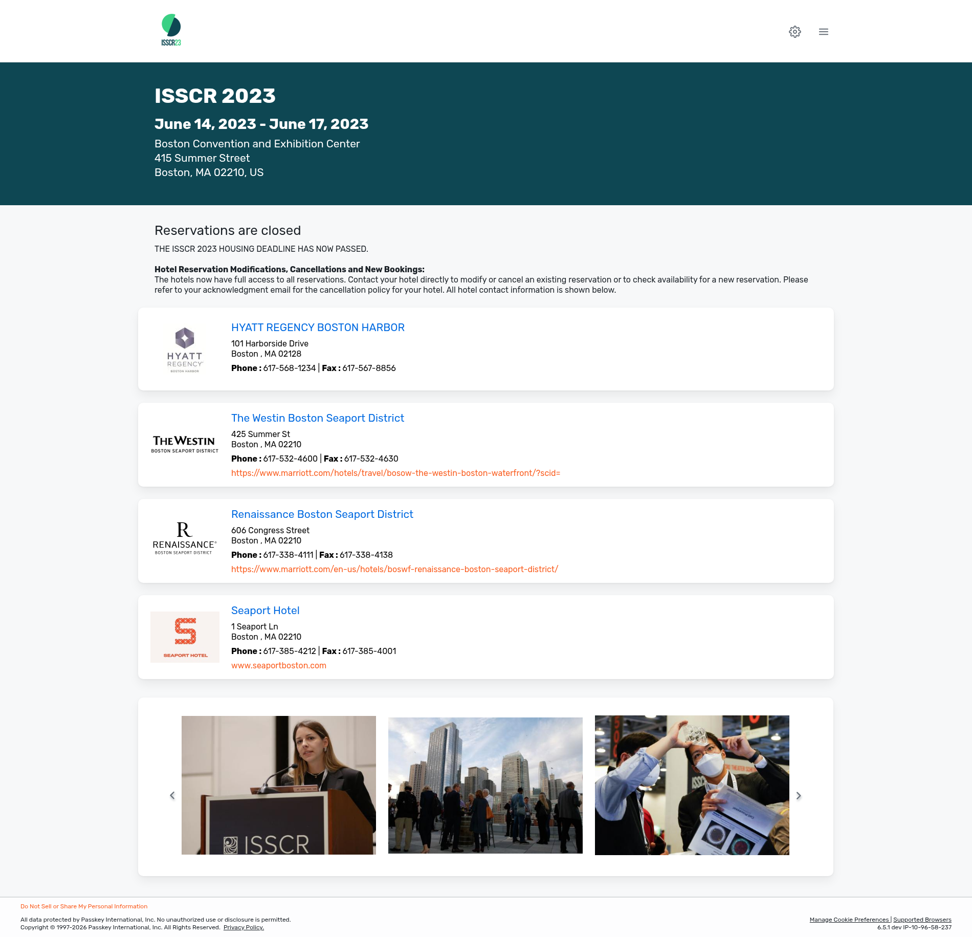 ISSCR 2023 - Learn about the event and search for hotels
